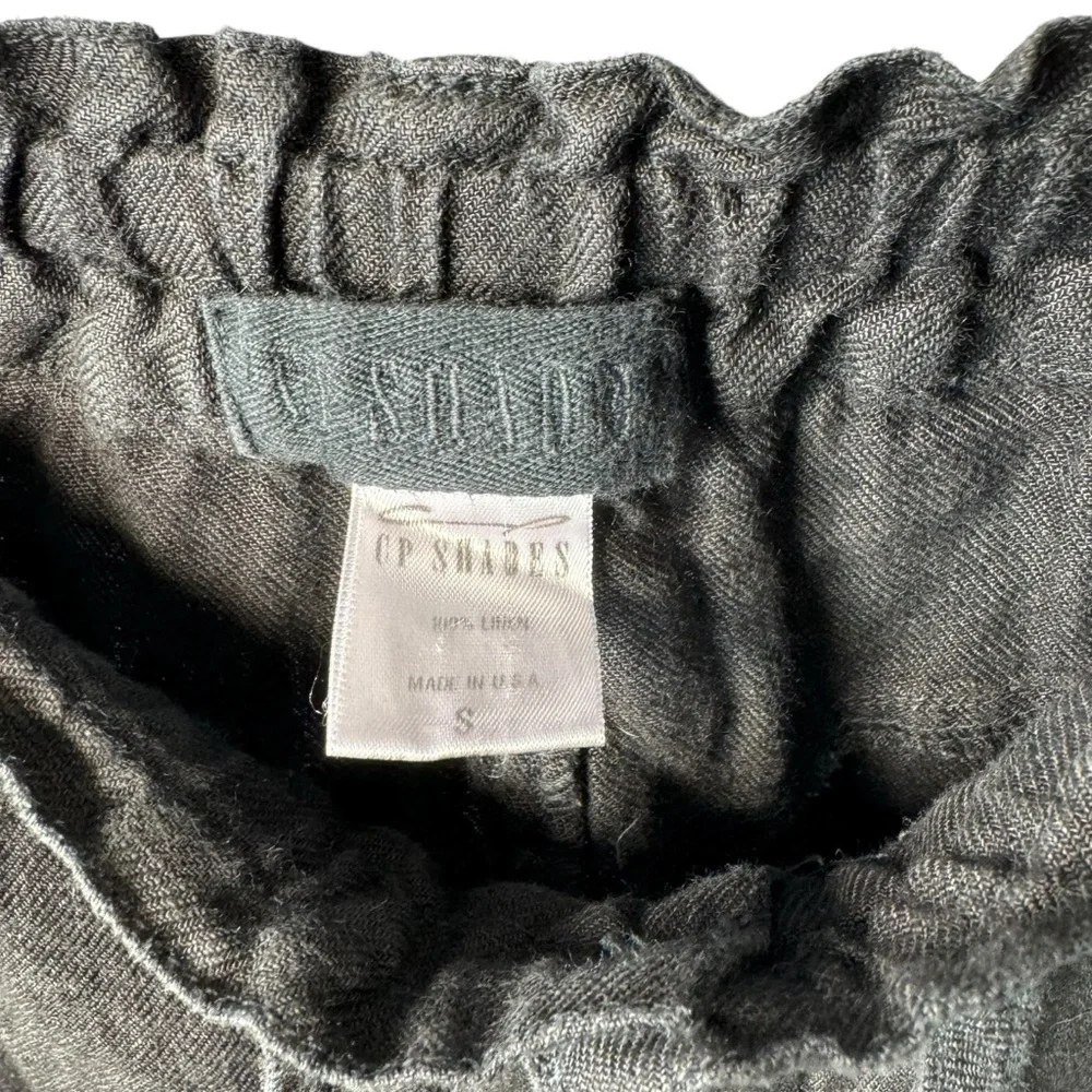 CP Shades Linen Black Pants SZ. S